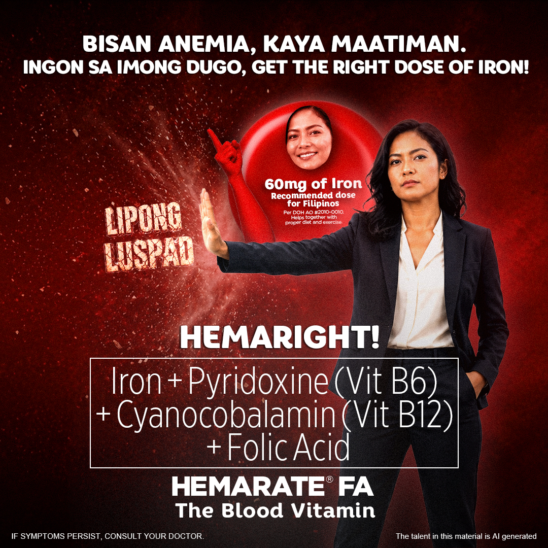 Hemarate FA Facebook ad: The Blood Vitamin
