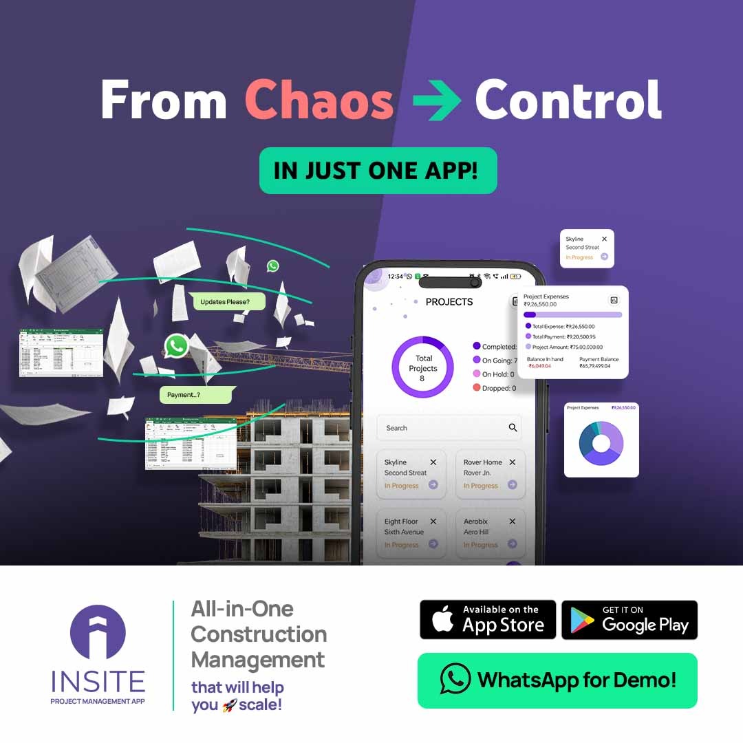Insite Project Management App Facebook ad