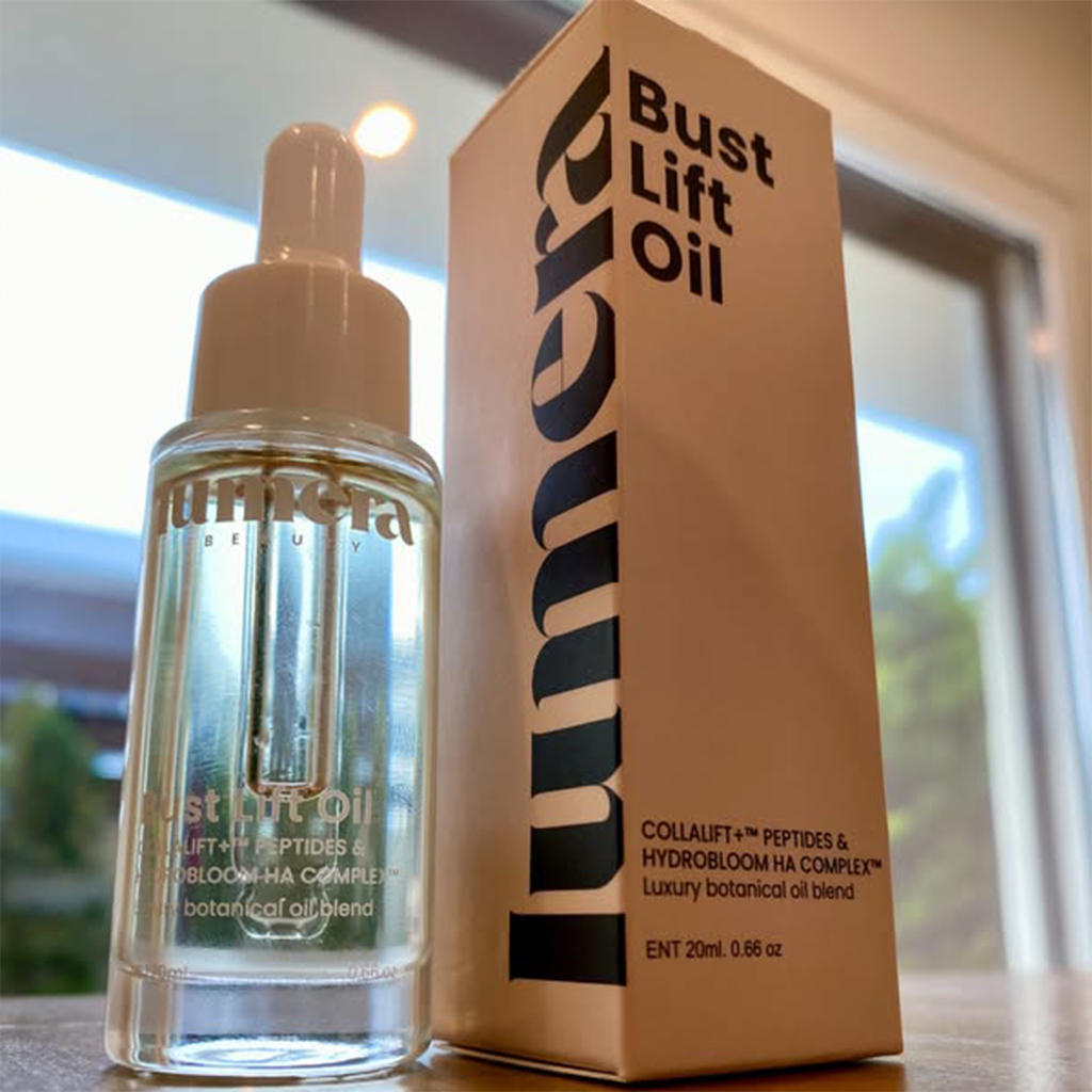 Natural Balance Hub Facebook ad: Visibly Firmer, More Lifted Bust with Daily Care