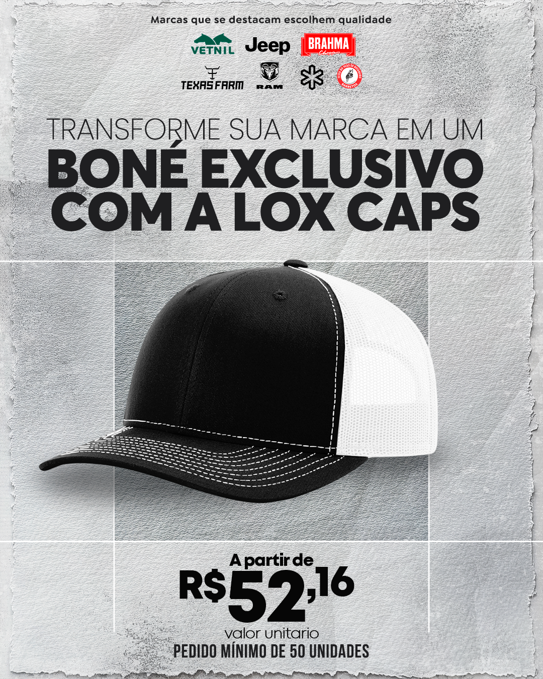 LOX CAPS Facebook ad: Sua marca está pronta para ser usada pelos…