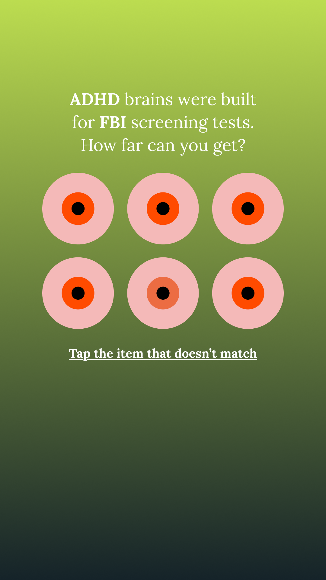 Brain Health Check Facebook ad