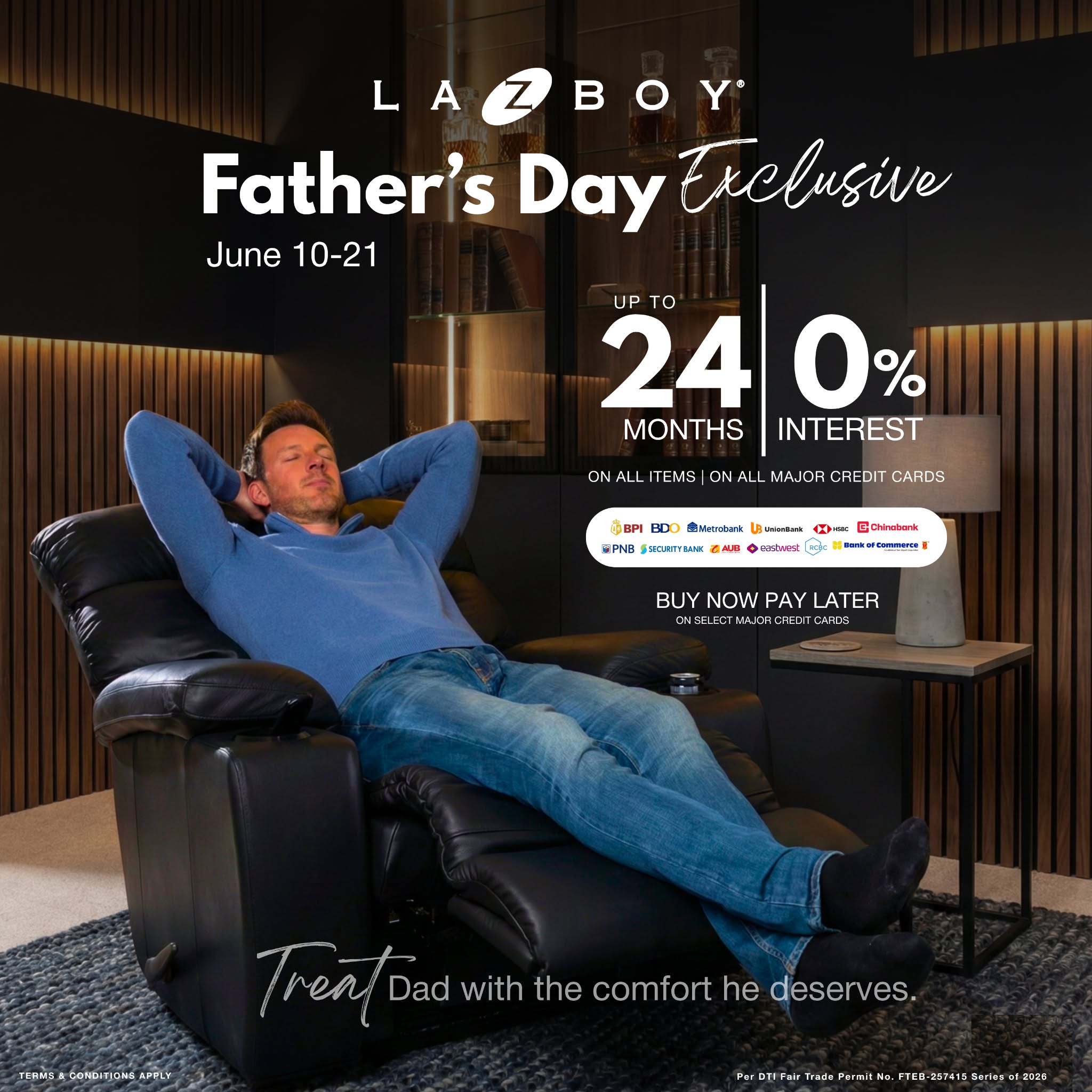 La-Z-Boy of The Philippines Facebook ad