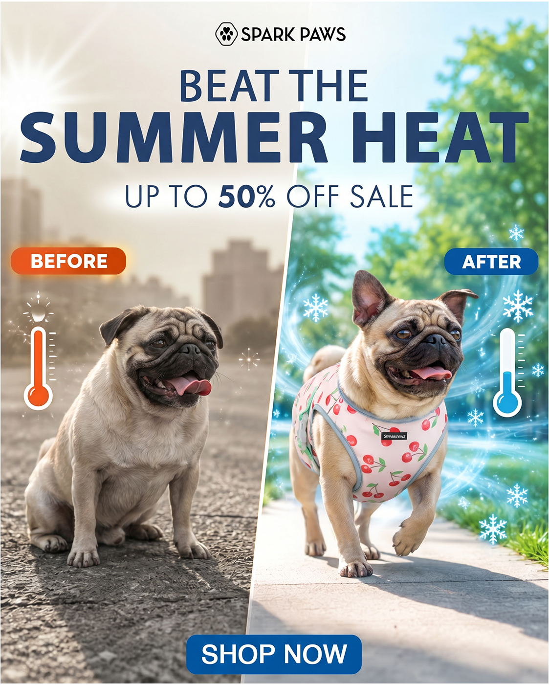 Spark Paws Facebook ad