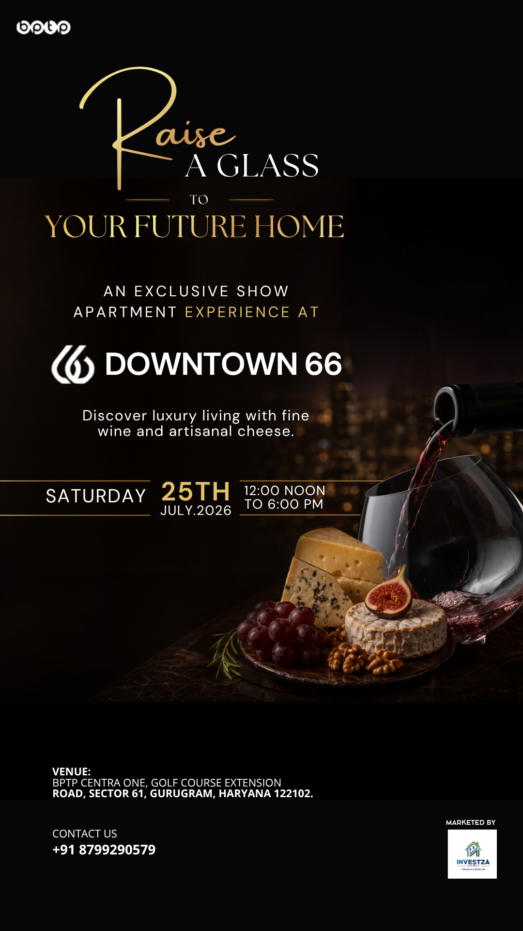 Investza Homes Facebook ad from Jul 9, 2026
