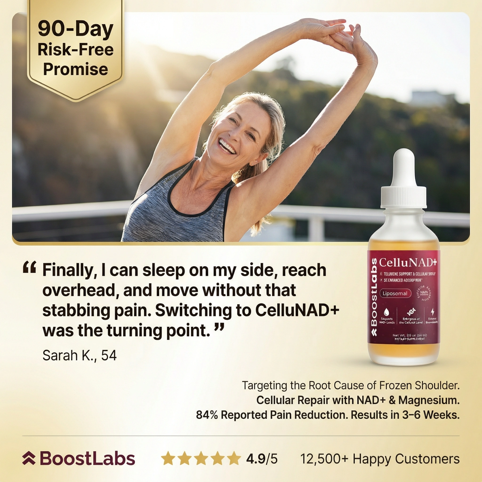 Sarah Mitchell Menopause Joint Expert Facebook ad