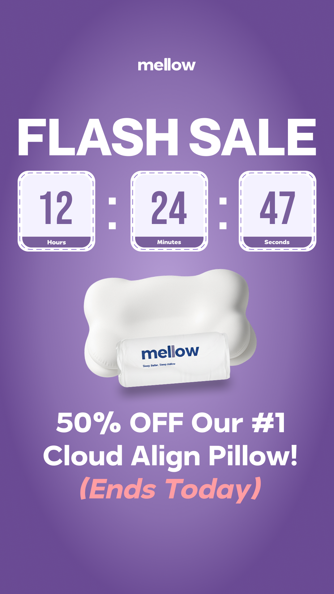 Mellow Cloud Align Pillow Facebook ad