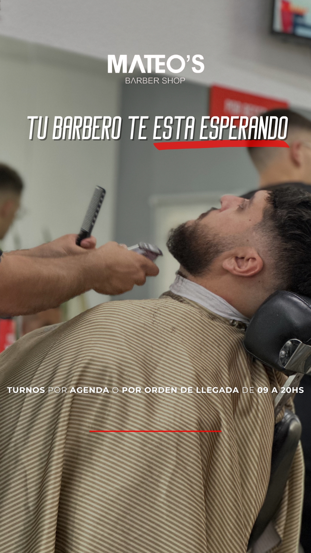 Mateo's Barber Shop Facebook ad
