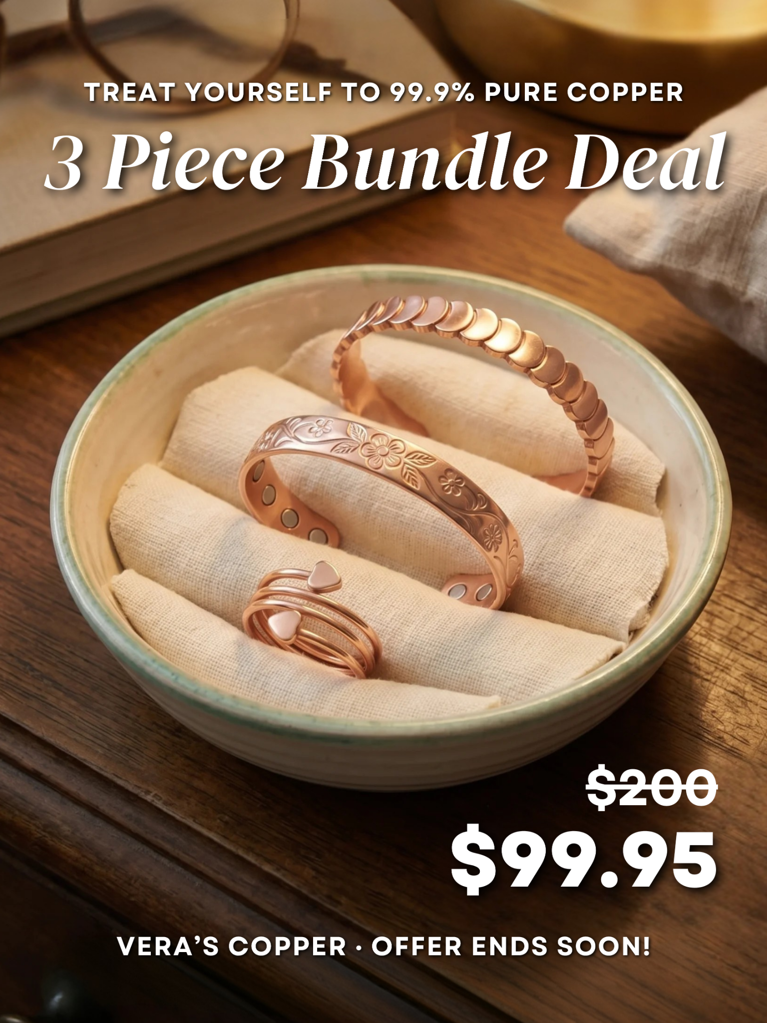 Vera’s Copper Jewelry Facebook ad