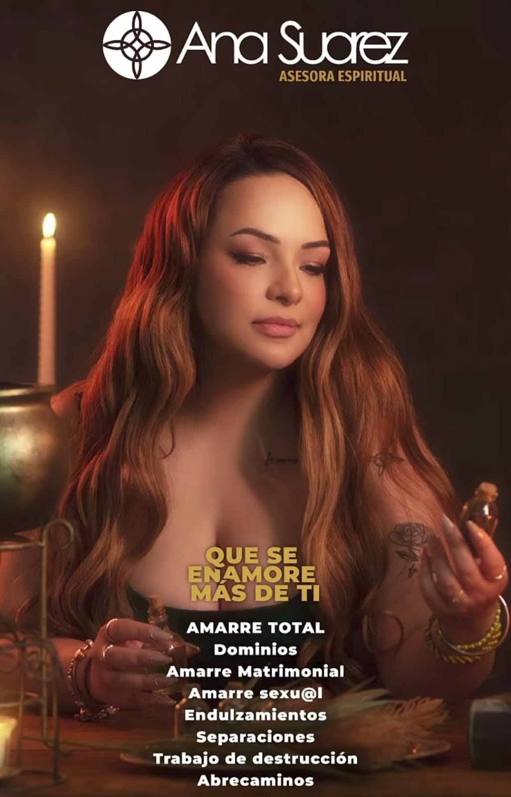 Asesora Espiritual Ana Suarez Facebook ad from Oct 6, 2025