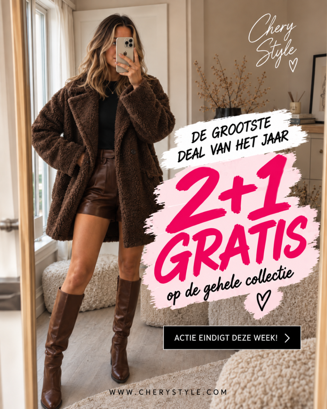 Chery Style Facebook ad: Binnen 1-2 werkdagen geleverd!