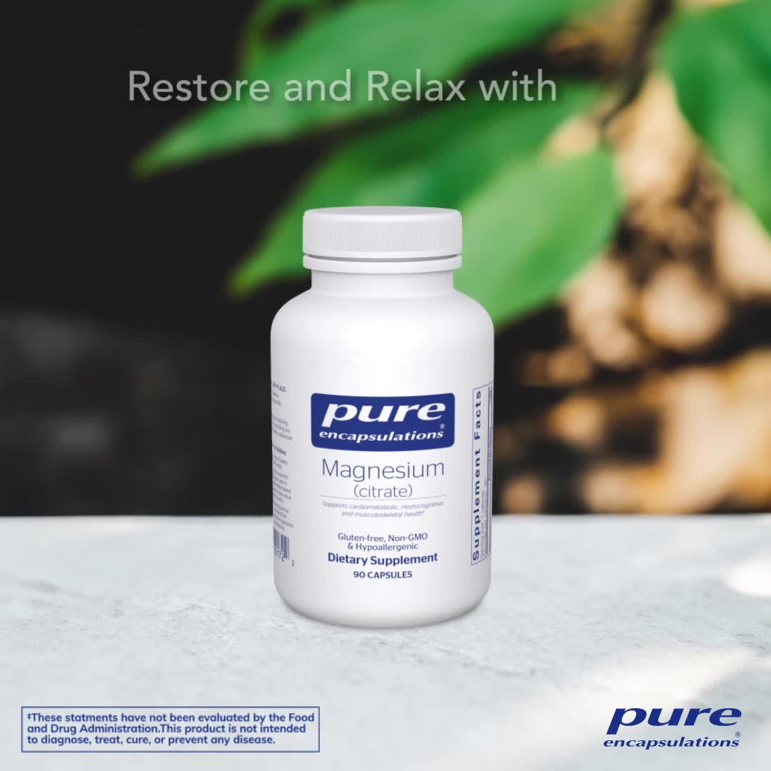 Pure Encapsulations Facebook ad: Try Magnesium for Relaxation Support‡