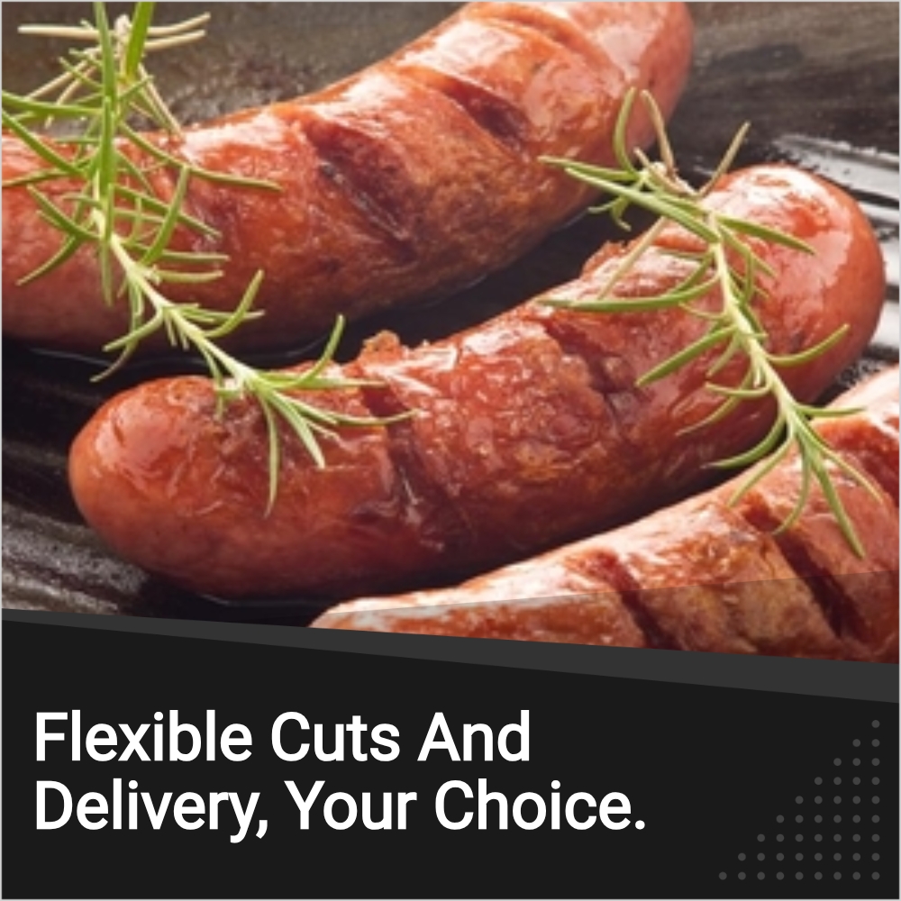 QuickSearches Trending Facebook ad: Home Meat Delivery: Delivery Options.