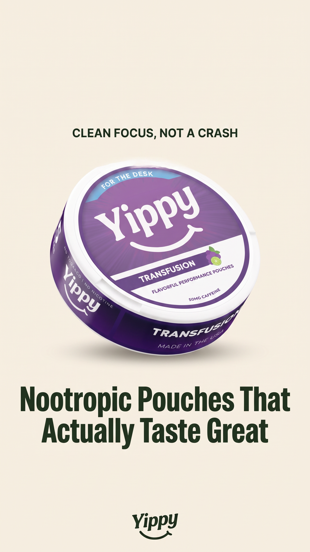 Yippy Facebook ad: Clean Focus, Not A Crash.