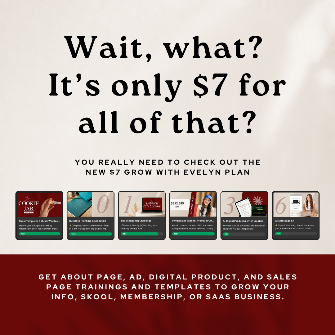 Evelyn Weiss Coaching Facebook ad