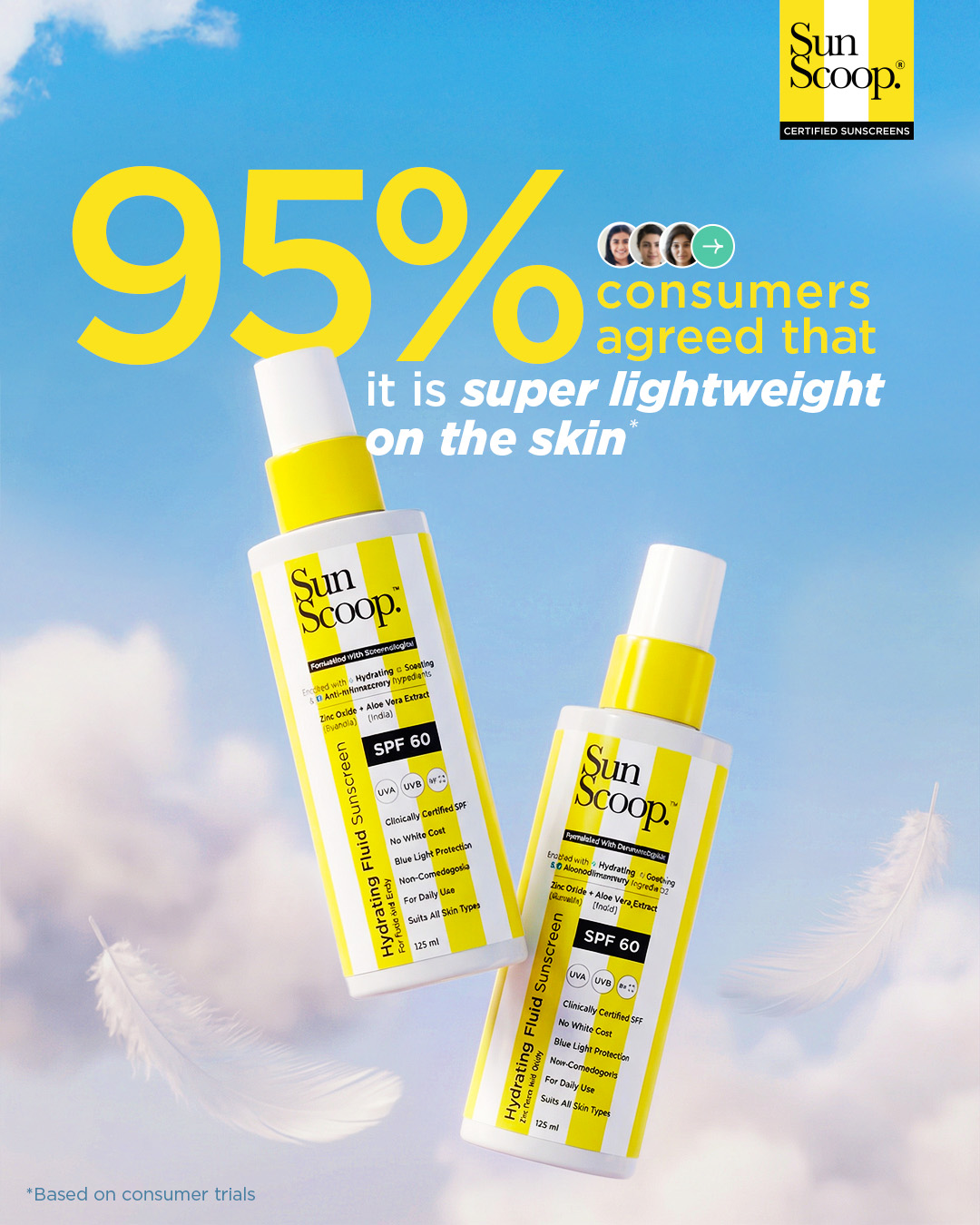 Sunscoop SPF Facebook ad