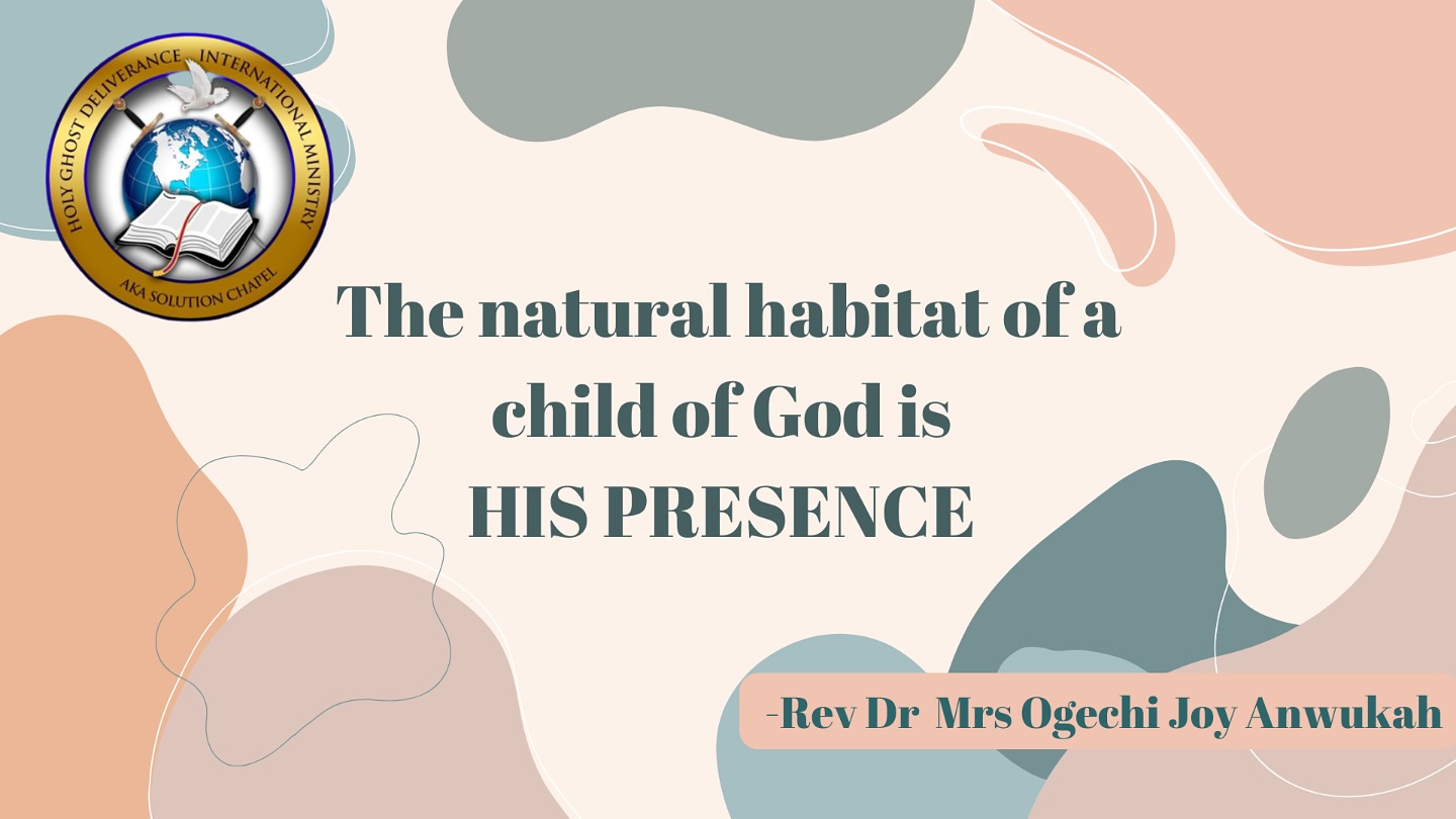 Holy Ghost Deliverance International Ministries AKA Solution Chapel Facebook ad: Are you dwelling in his presence?