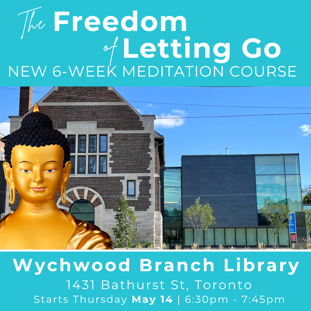 Kadampa Meditation Centre Canada Facebook ad: Meditation & the Freedom of Letting Go