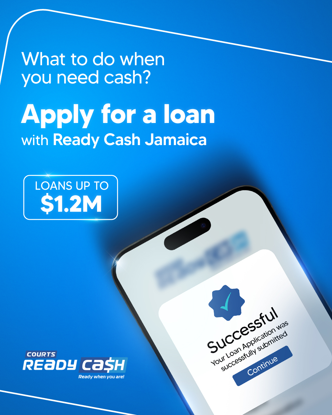 Courts Ready Cash Jamaica Facebook ad