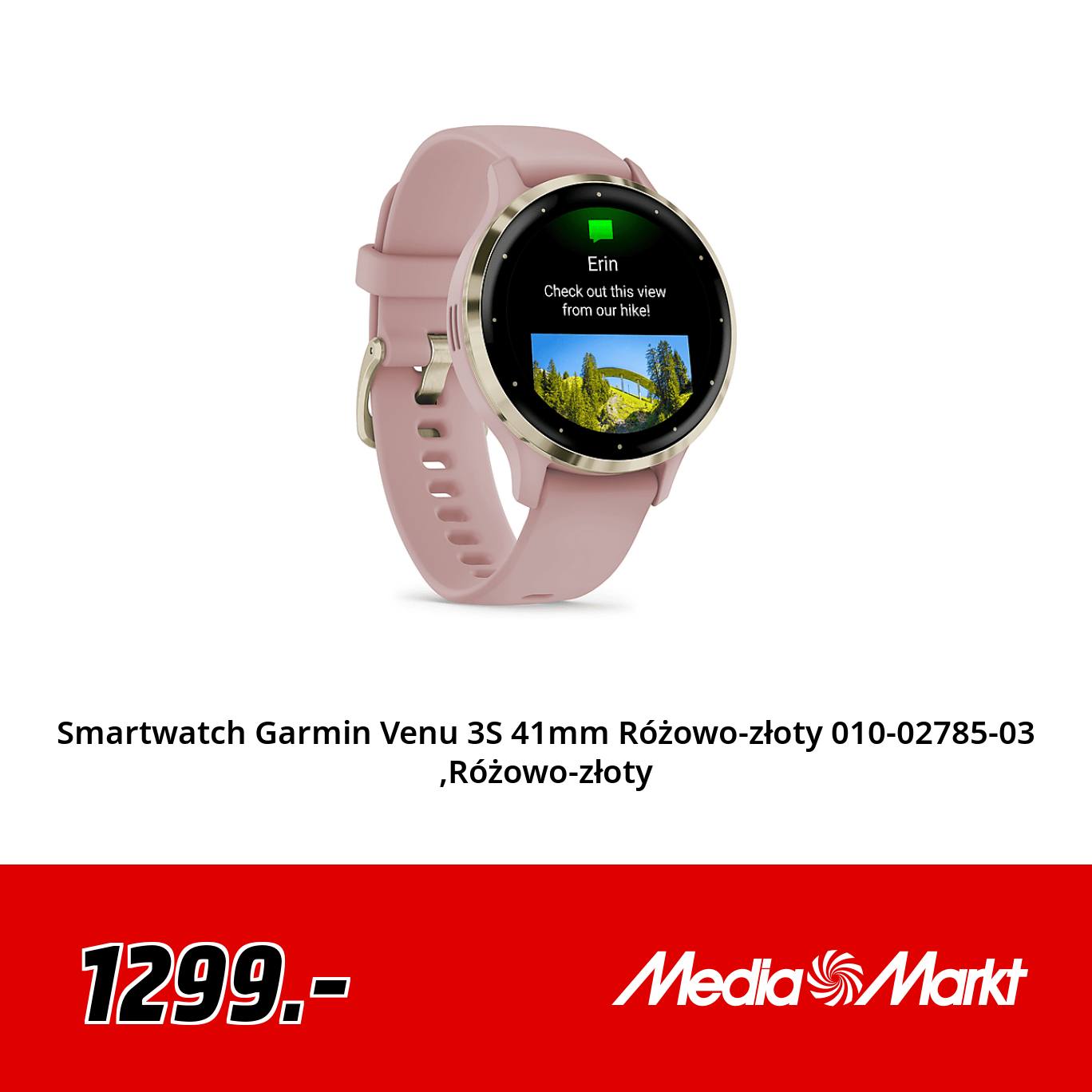 MediaMarkt Polska Facebook ad: Zegarki, które nadążają za Twoim tempem