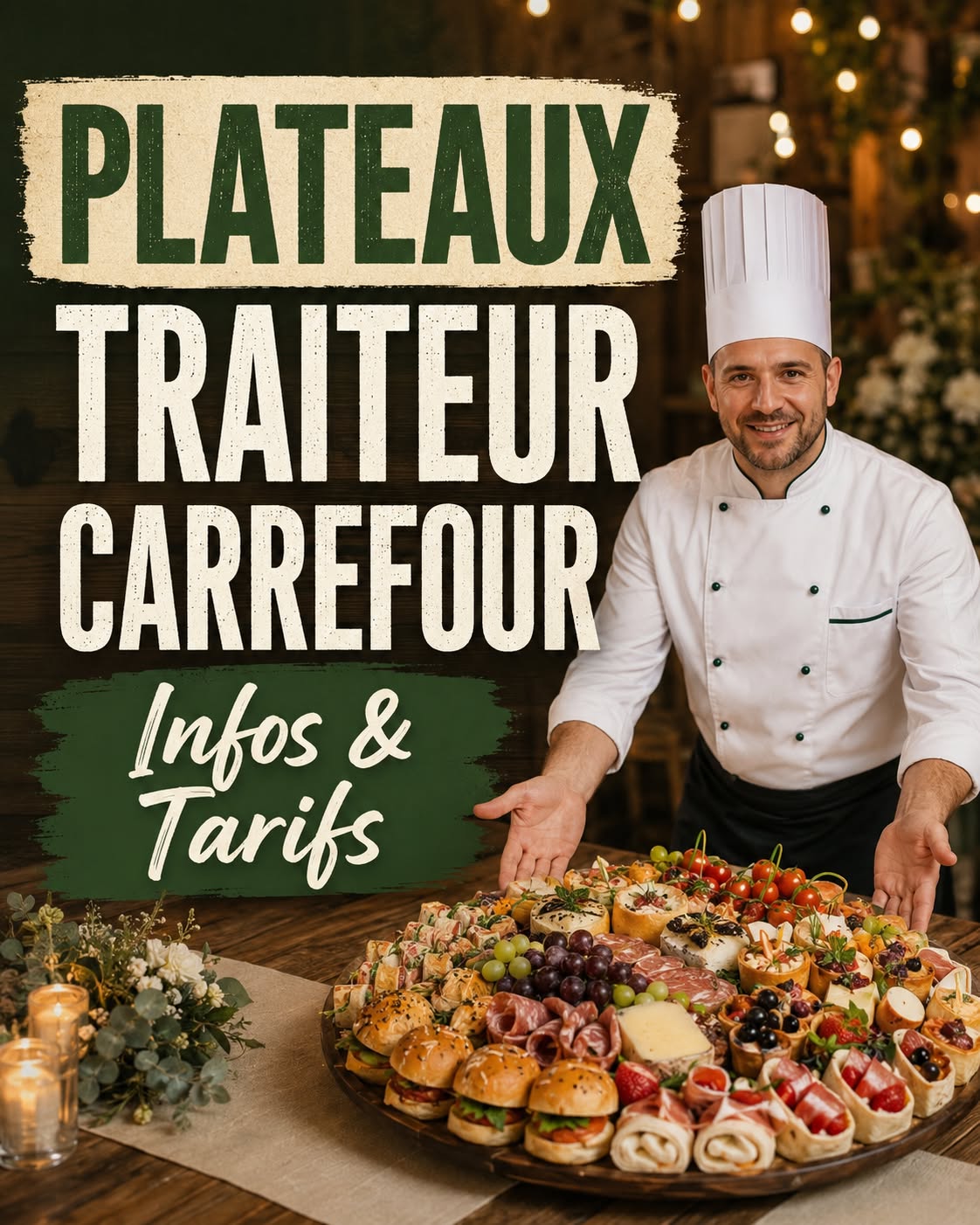 Apartment Insider Facebook ad: Guide des prix plateaux traiteur Carrefour France