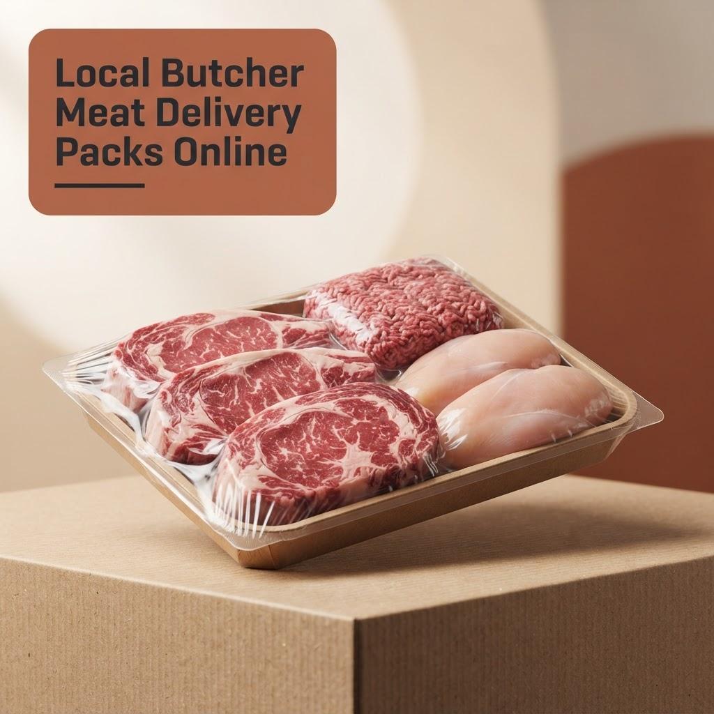 Clear Choices Facebook ad: Local Butcher Meat Delivery Packs Online