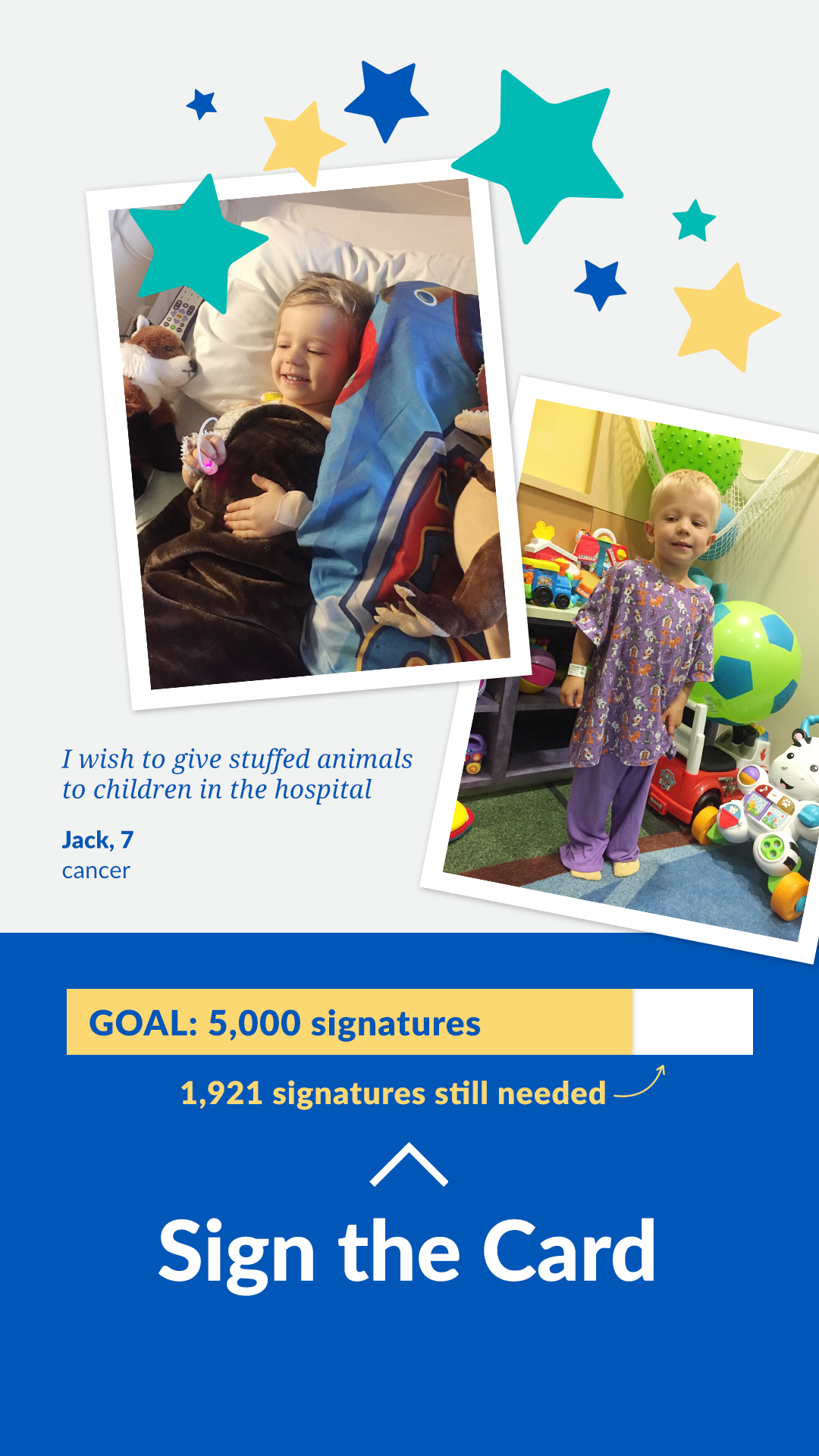 Make-A-Wish America Facebook ad