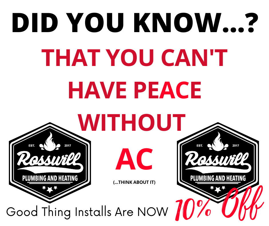 Rosswill Plumbing & Heating Facebook ad: Why Not Get A Quote?