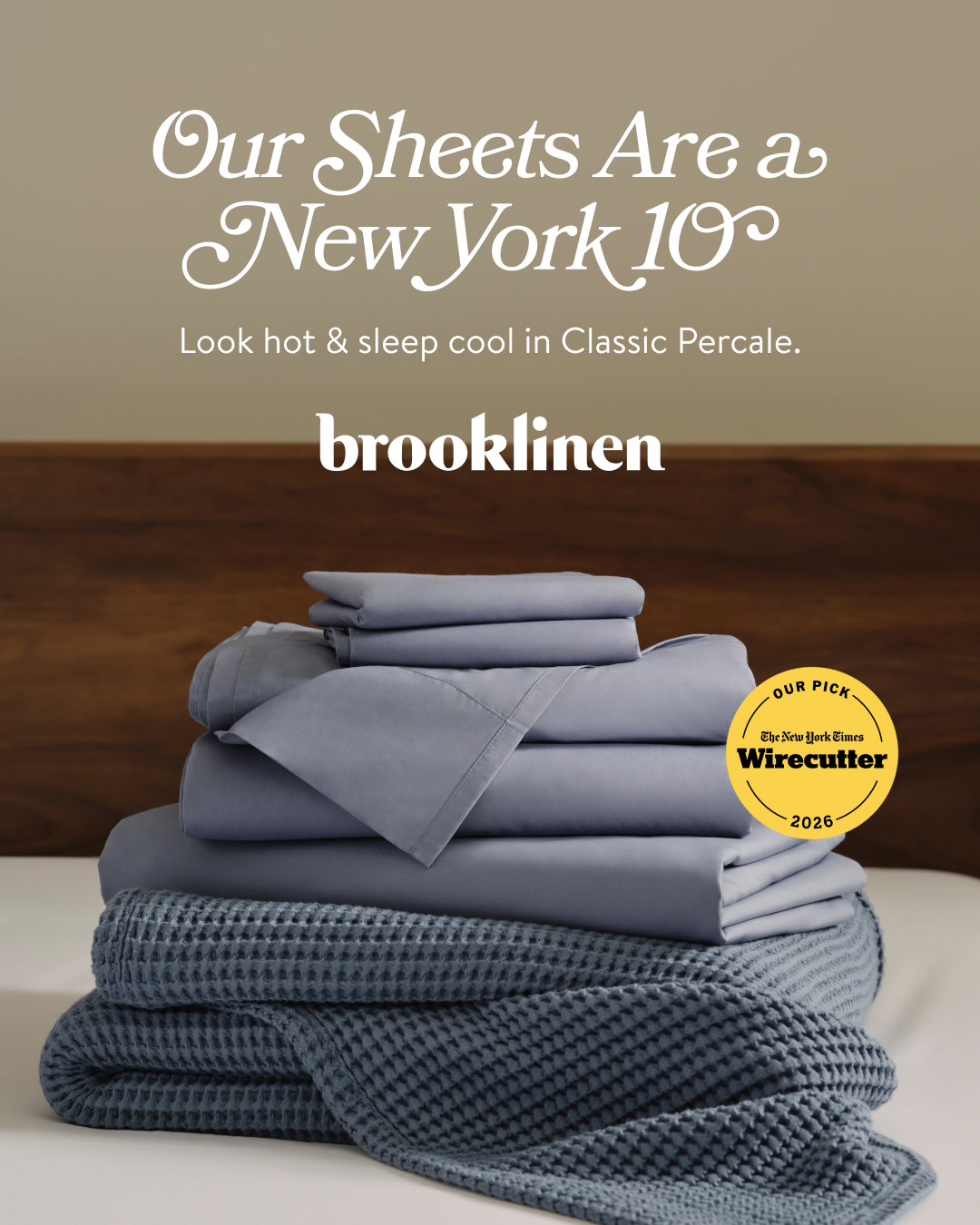 Brooklinen Facebook ad