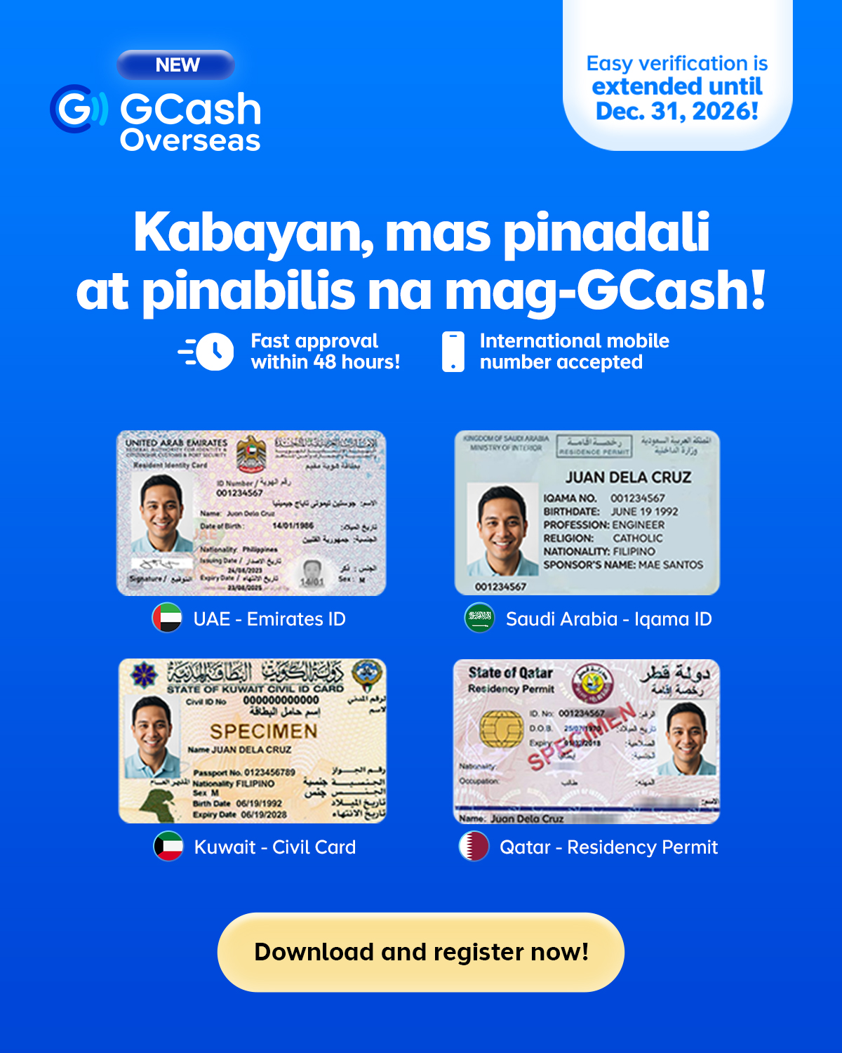 GCash Facebook ad