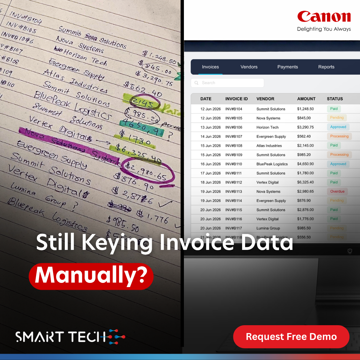 Business Can Be Simple with Canon Facebook ad from Jul 9, 2026