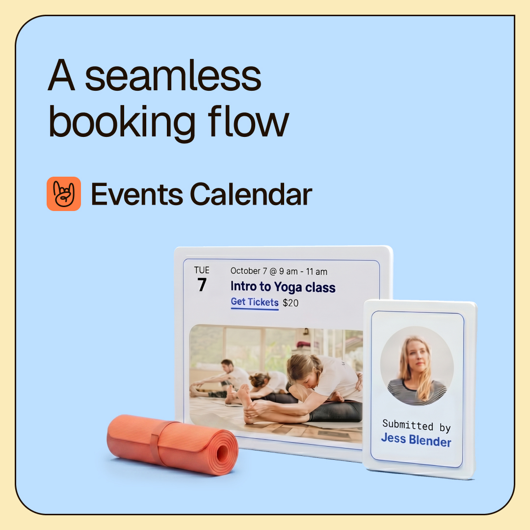 The Events Calendar Facebook ad