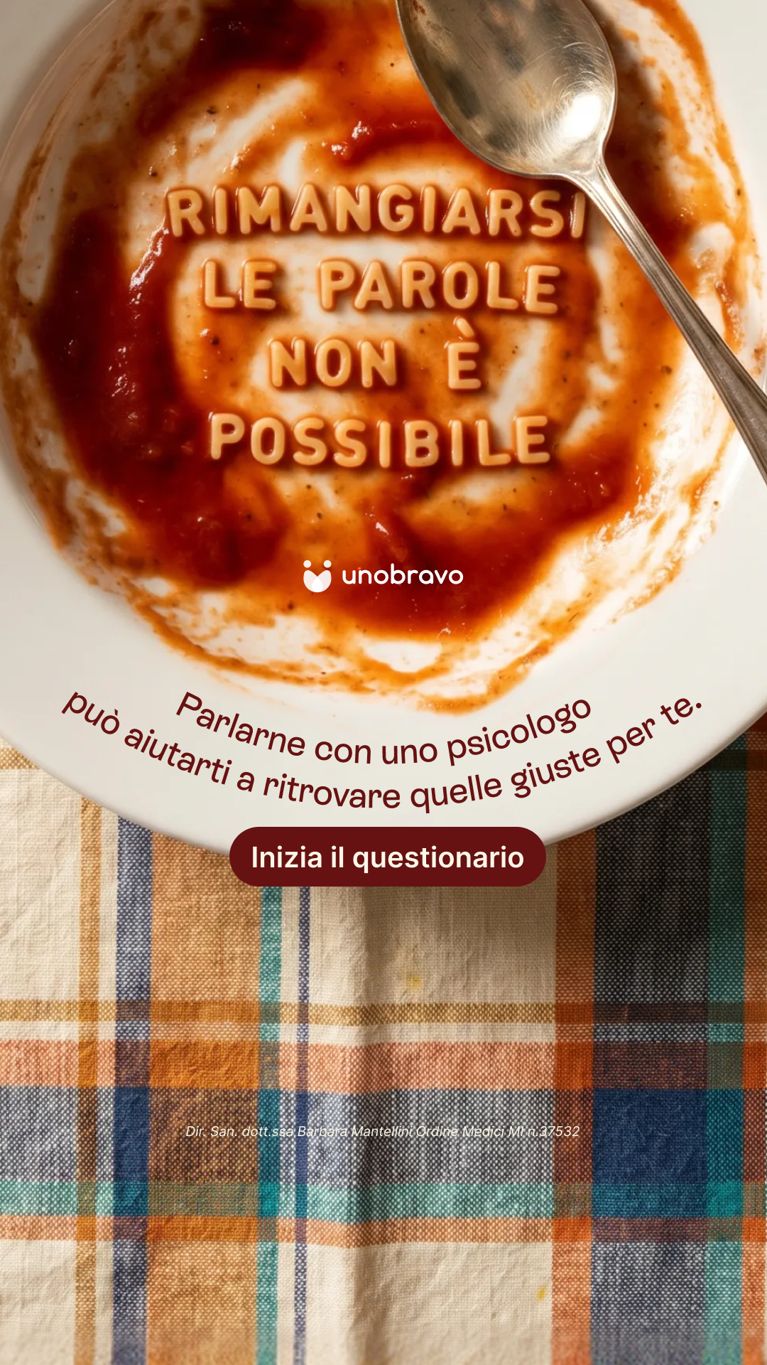 Unobravo Facebook ad