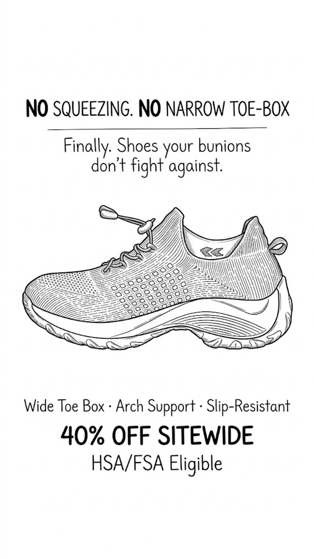 ComfortOrtho Shoes Facebook ad
