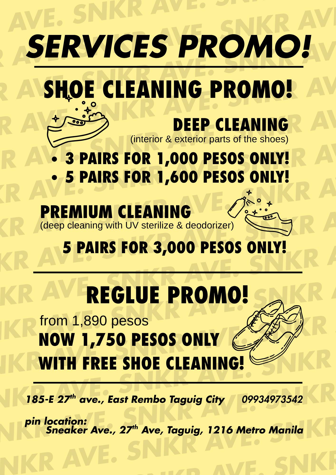 Sneaker Ave. Facebook ad