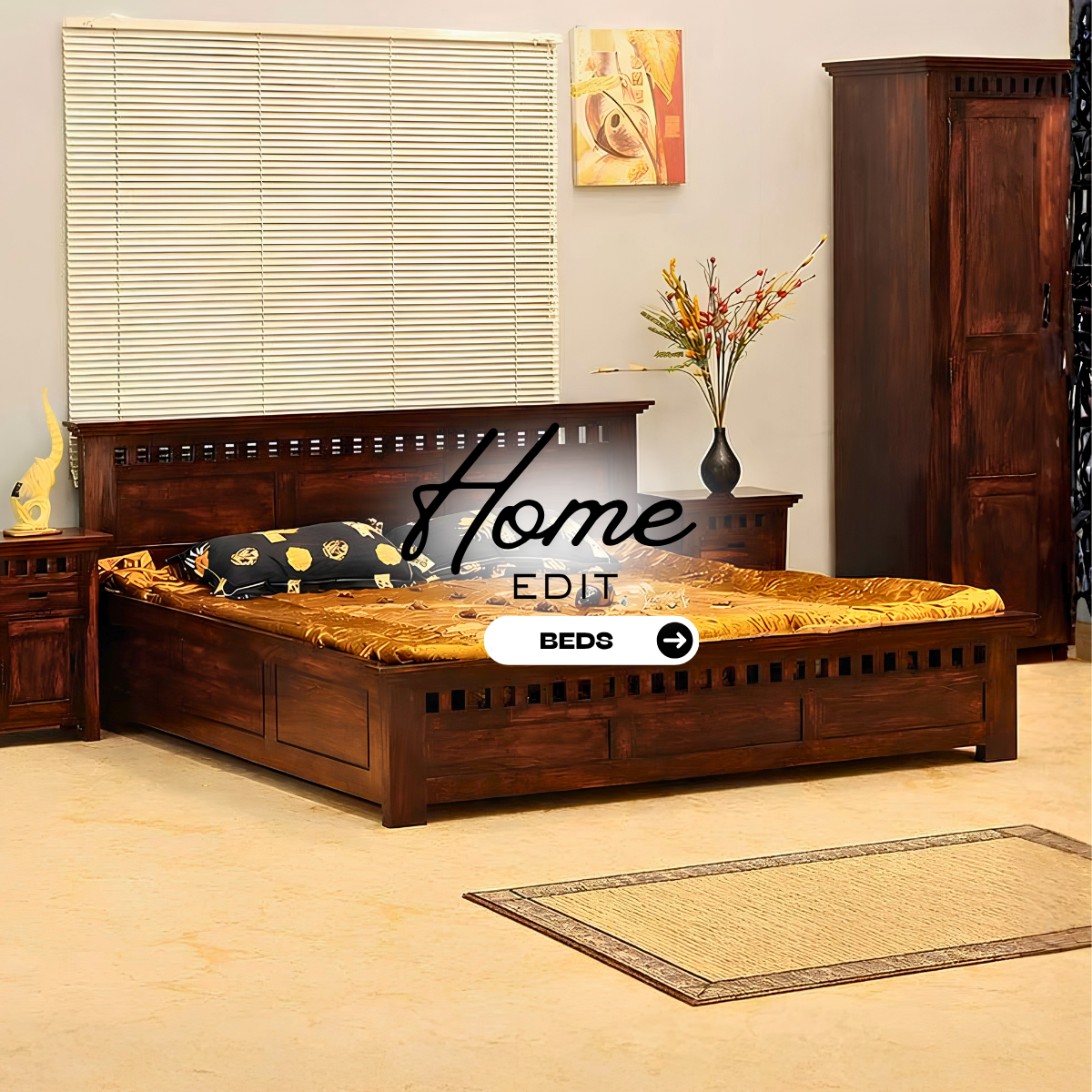 Saraf Furniture - Insaraf Facebook ad: Home Edit Upto 40% off.
