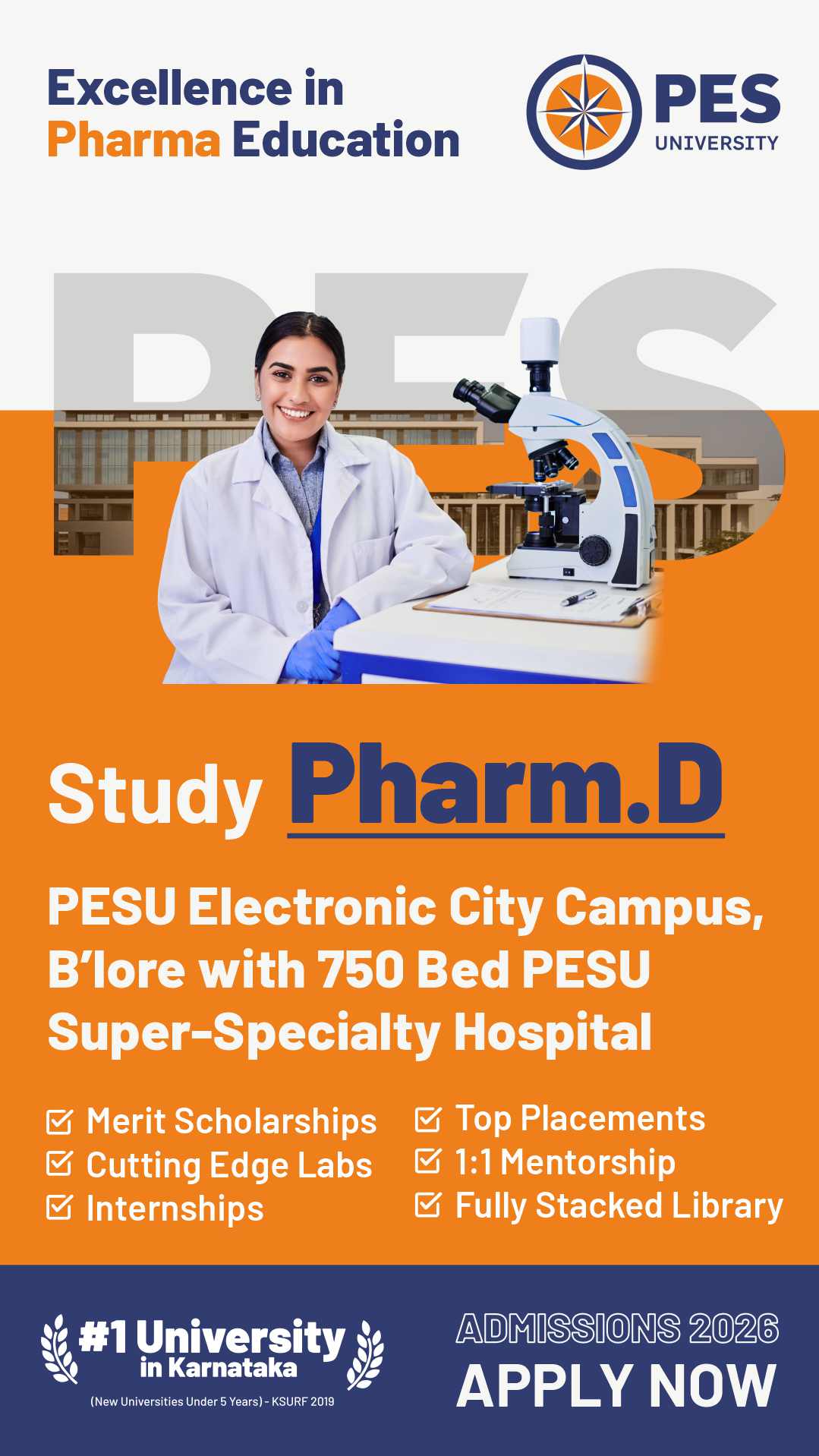 PES University Facebook ad