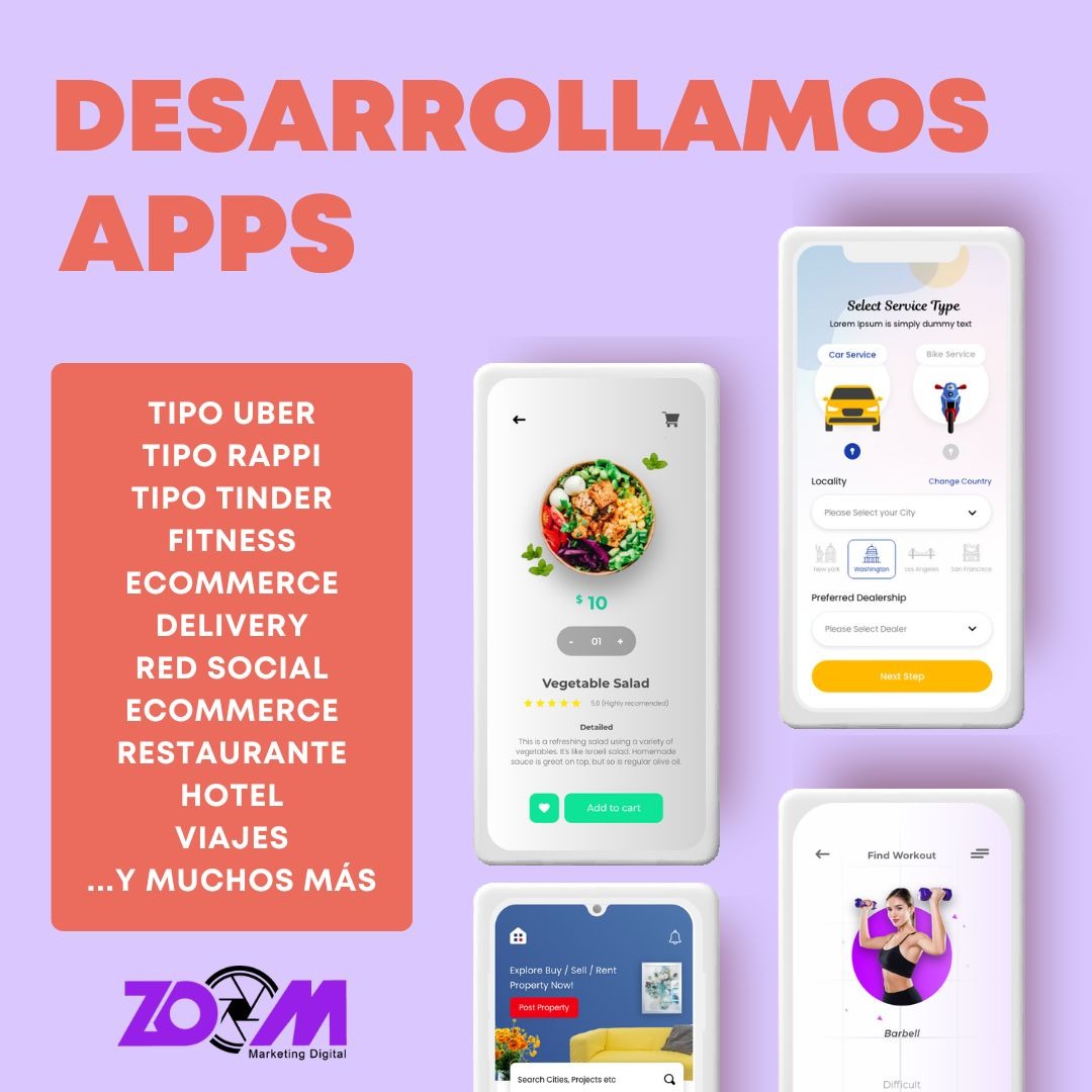ZOOM Digital Facebook ad: DESARROLLAMOS APPS