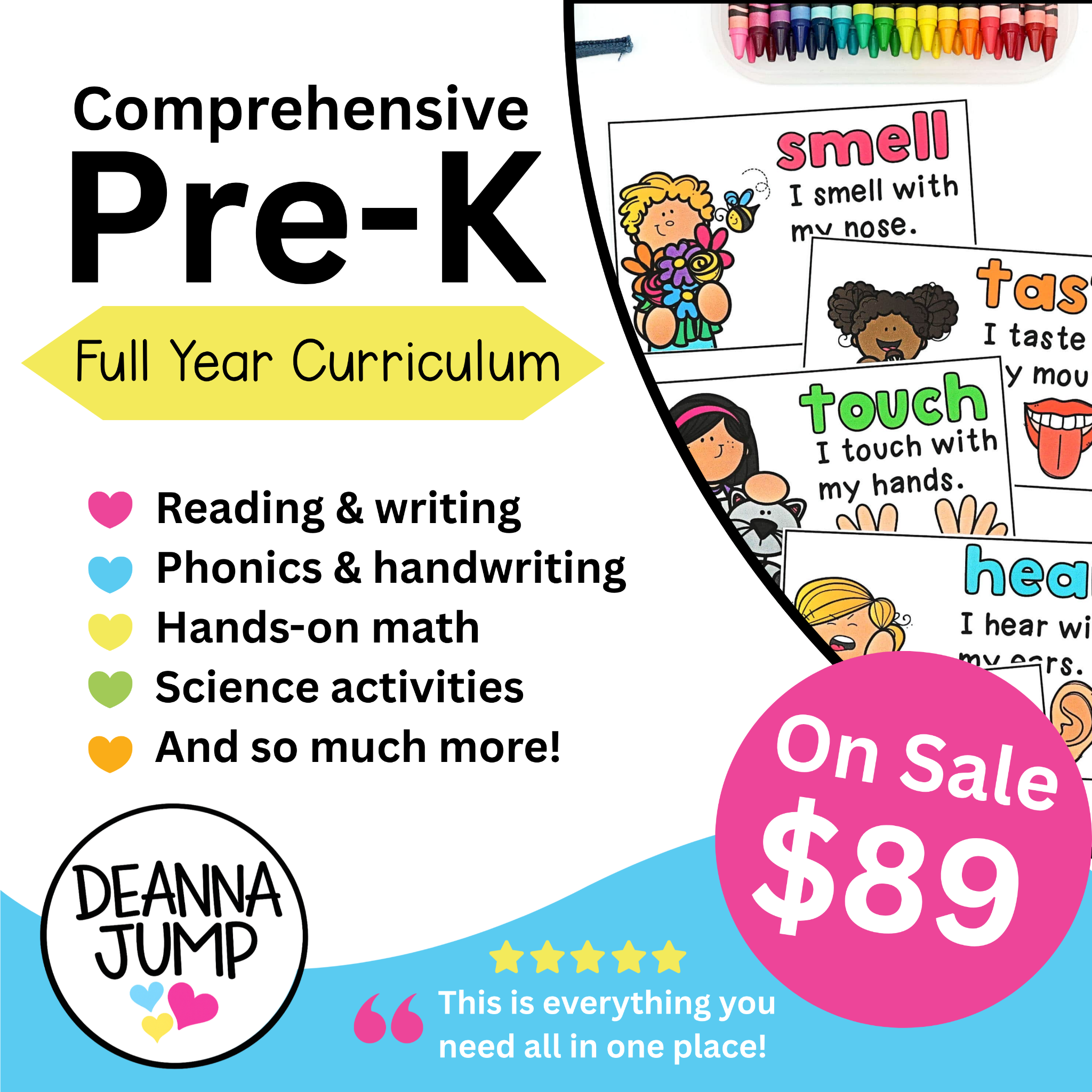 Mrs. Jump's Class Facebook ad: Everything You Need for Pre-K