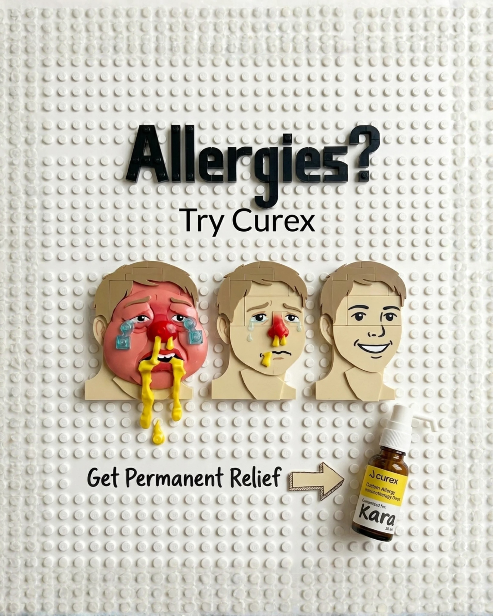 Curex Allergy Facebook ad