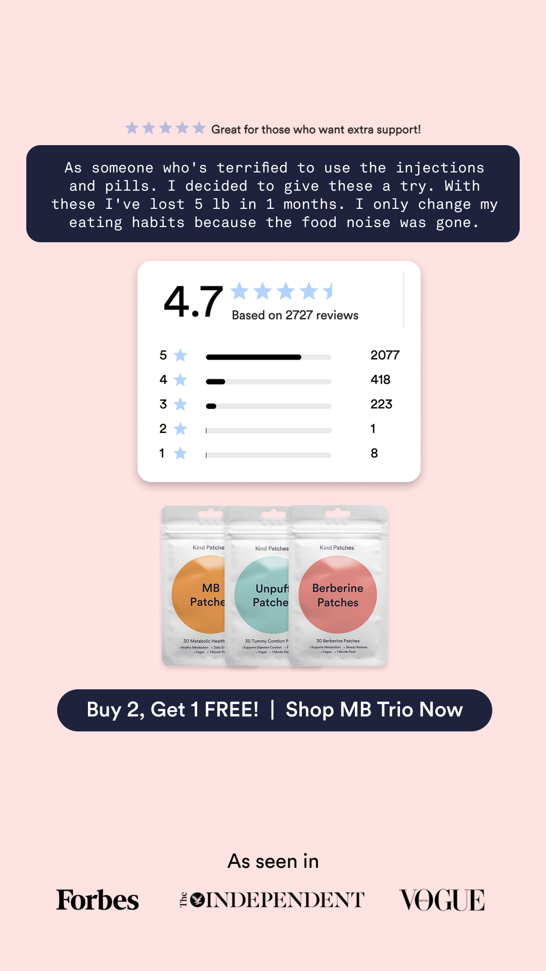 Kind Patches Facebook ad