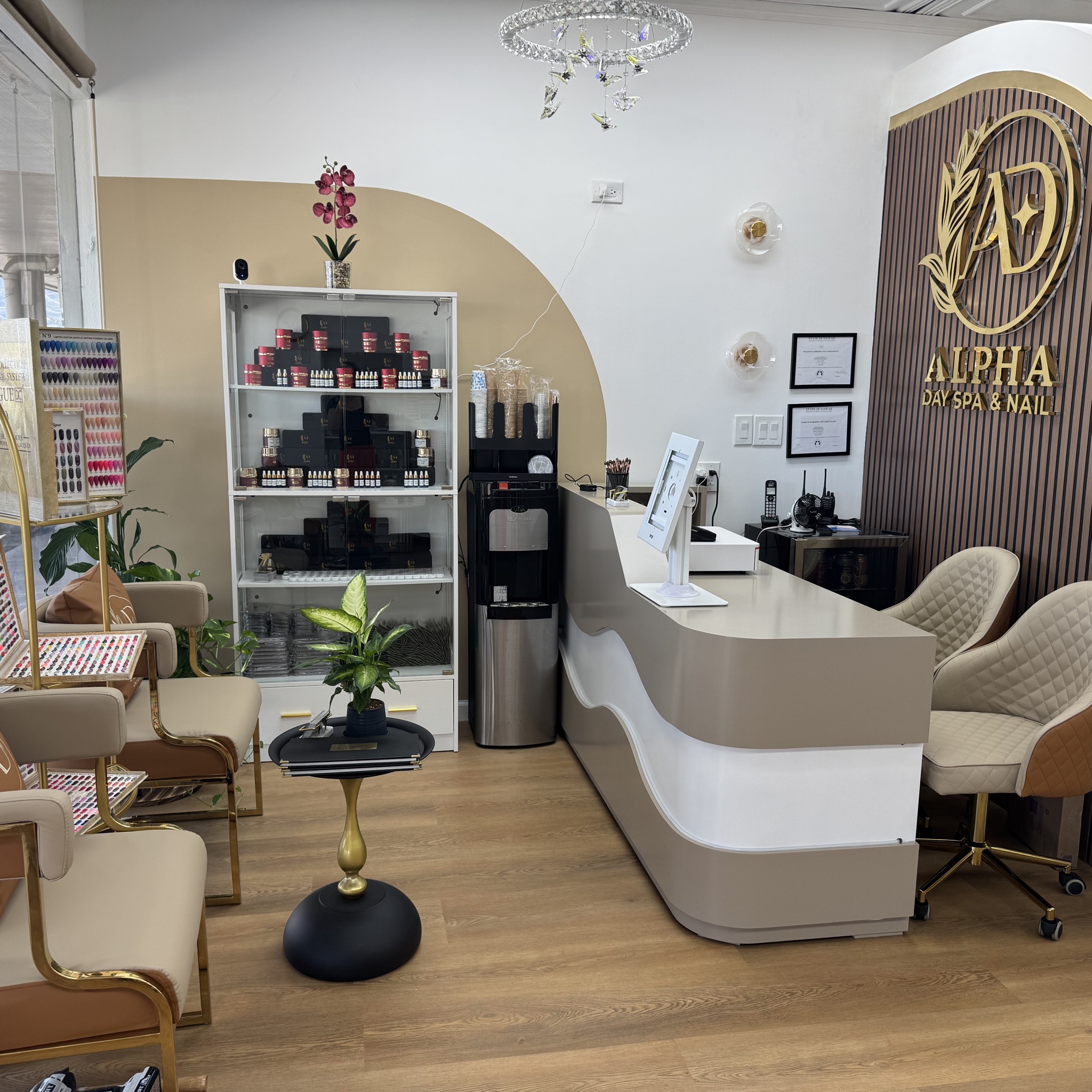 ALPHA DAY SPA & Nail Facebook ad: Welcome to Alpha Day Spa & Nail.