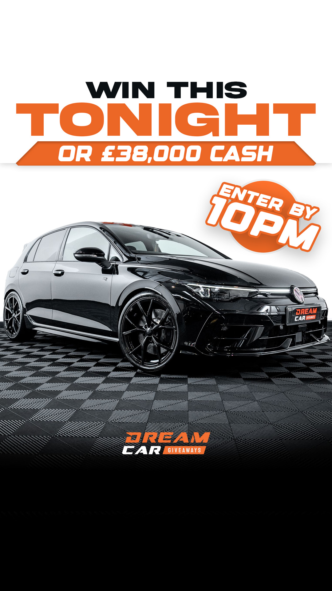 Dream Car Giveaways Facebook ad