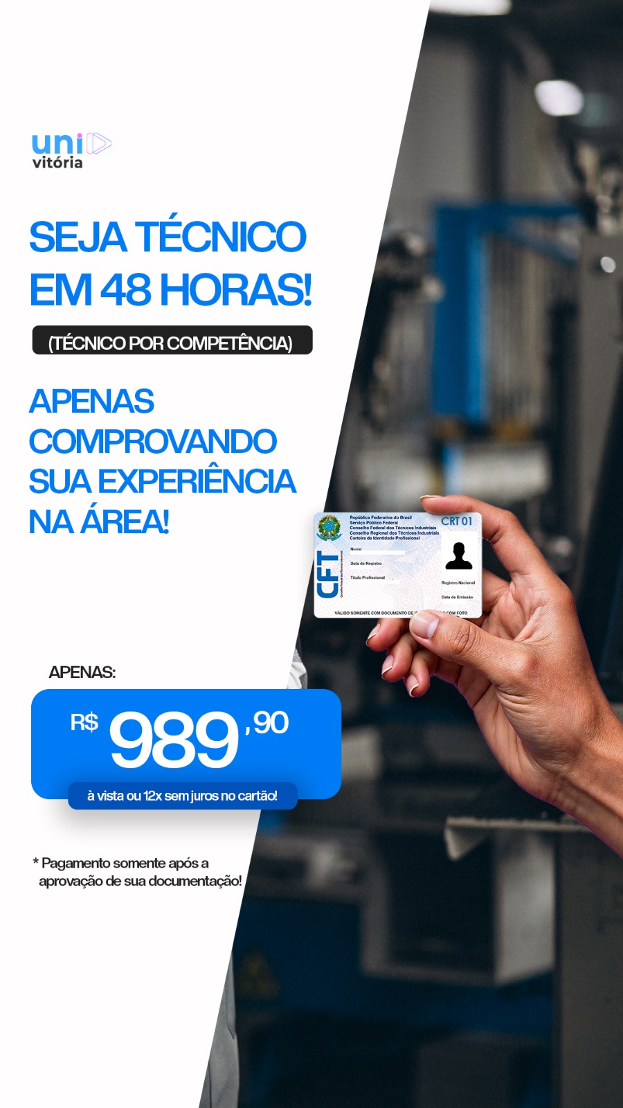 Instituto UniVitória Facebook ad from May 26, 2026