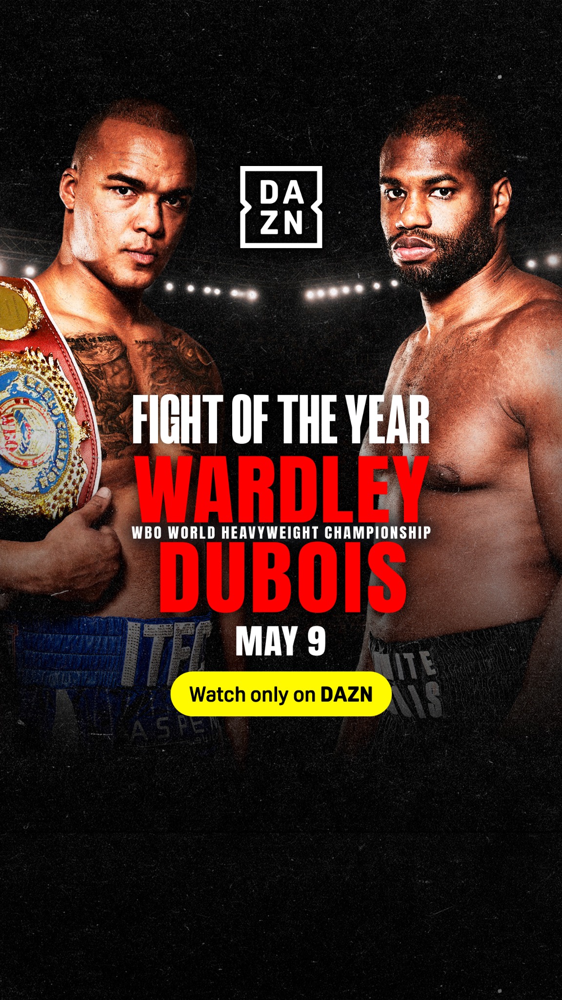 DAZN Facebook ad from May 1, 2026