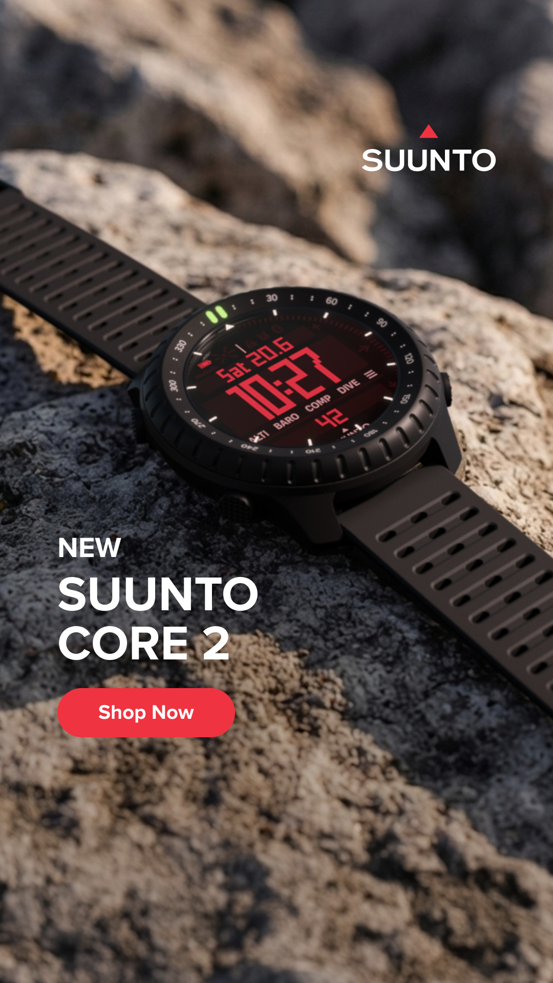 Suunto Facebook ad: New Suunto Core 2 Watch