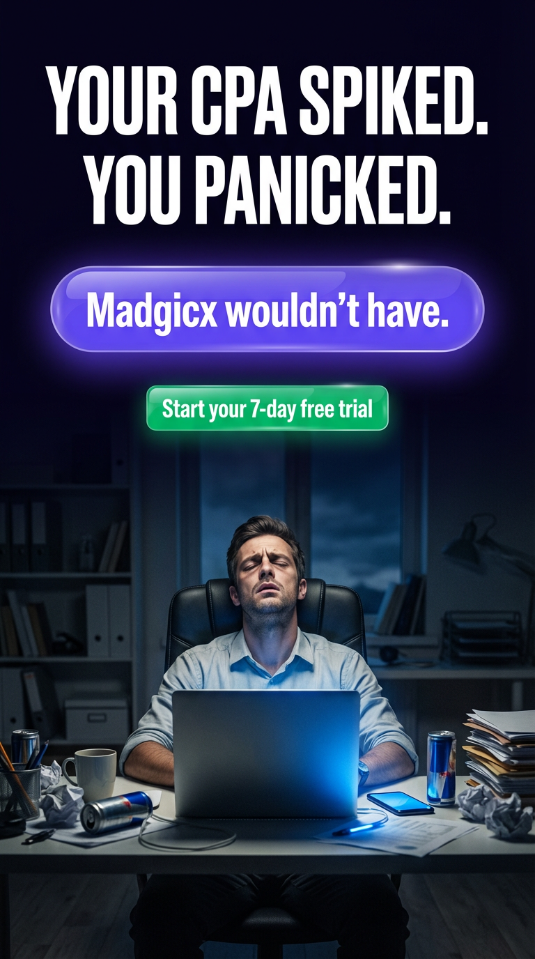 madgicx.com Facebook ad