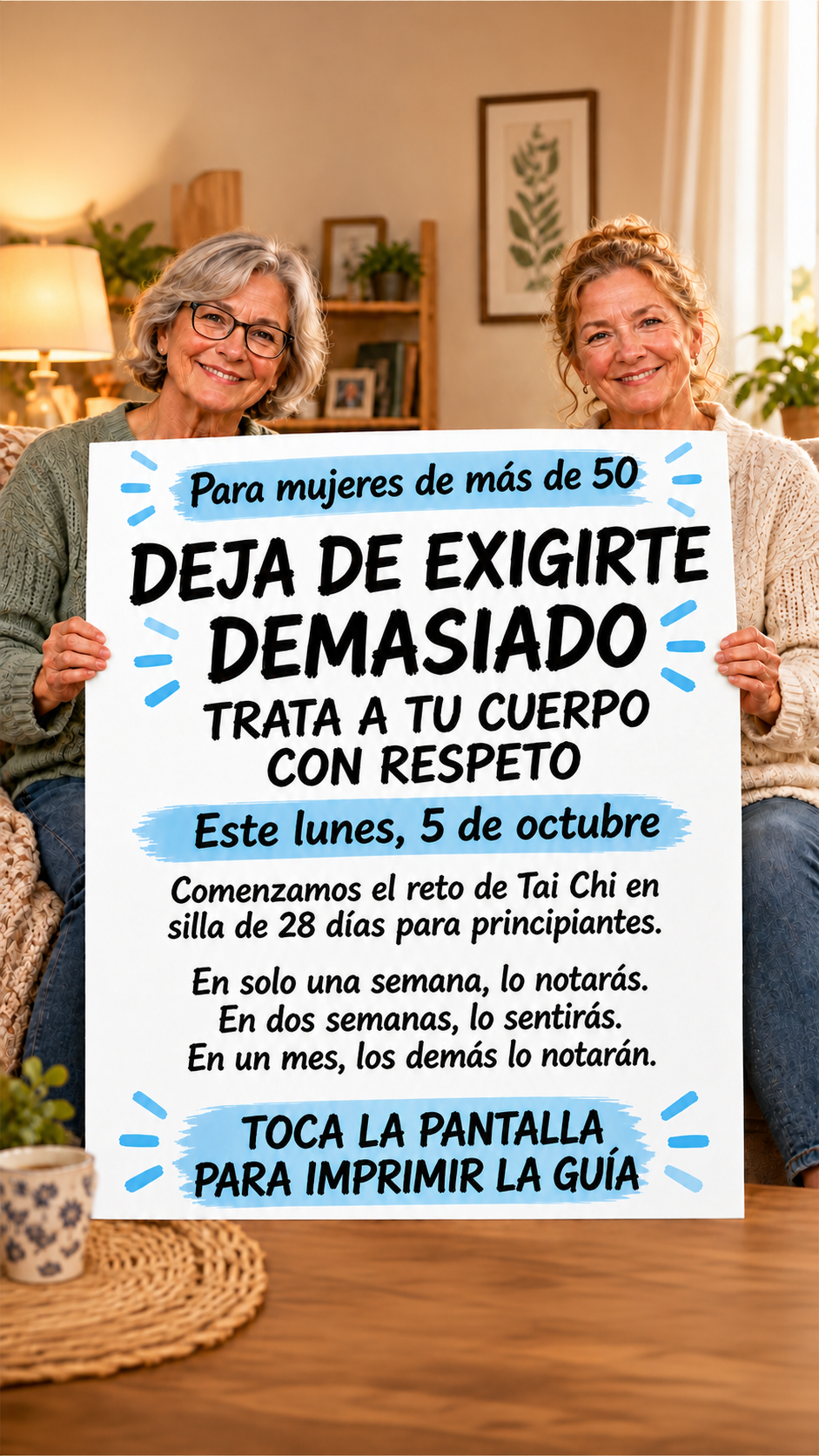Lori Fitness Facebook ad: ¡Siéntete más fuerte, con más energía y activa…