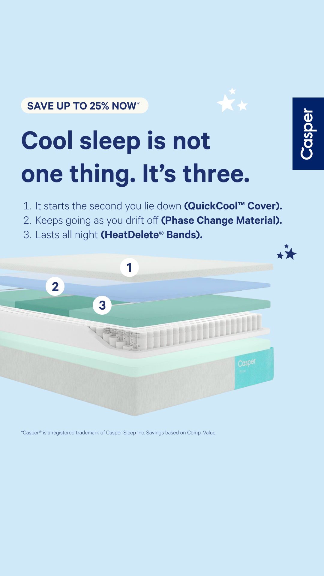 Casper Facebook ad