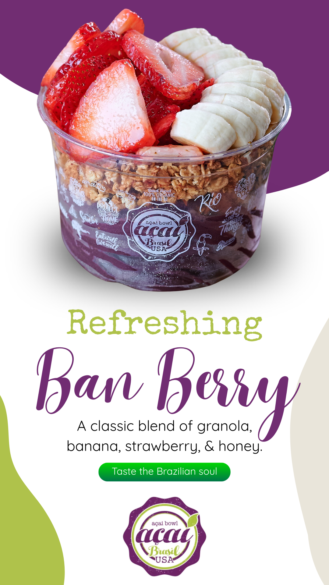 Açaí Brasil Fulshear Facebook ad from Apr 16, 2026