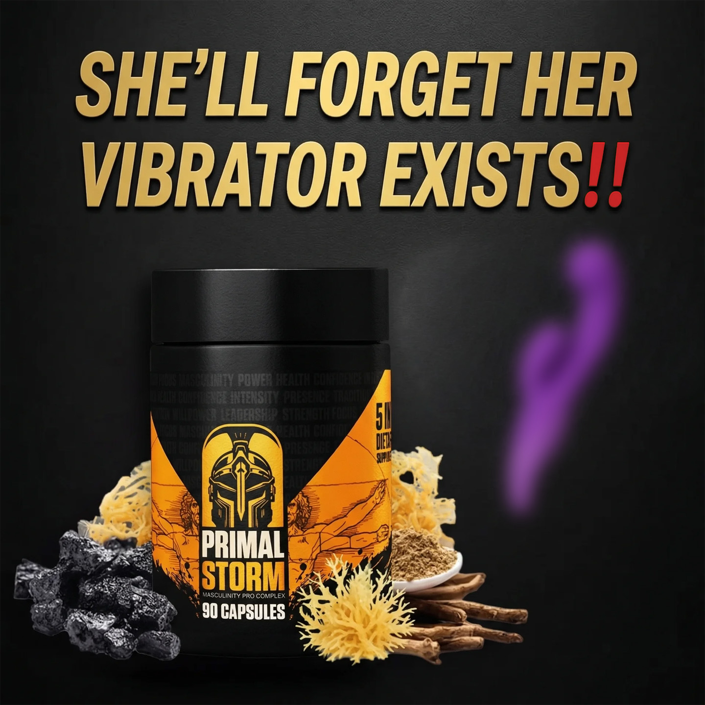 Primal-Storm Facebook ad